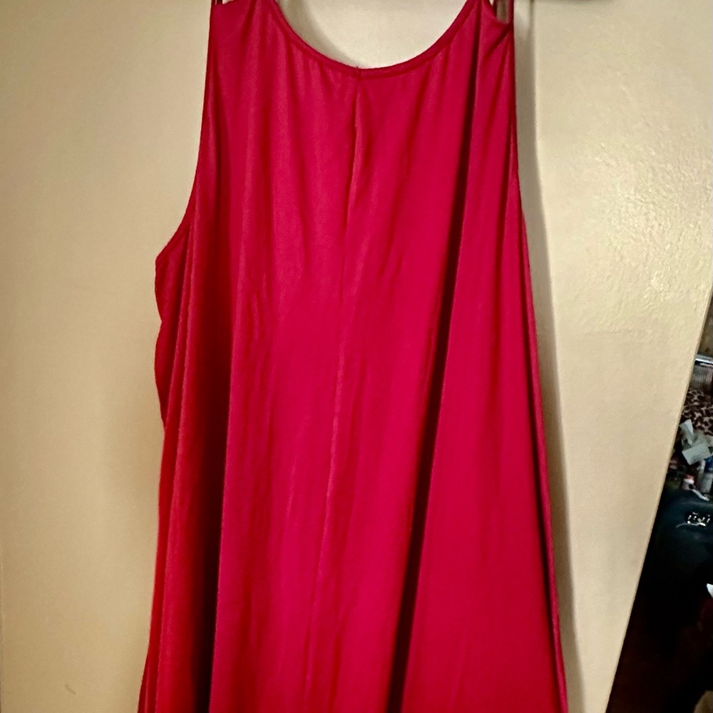 Brand New Elegant Red Sleeveless Nightgown/Chemise